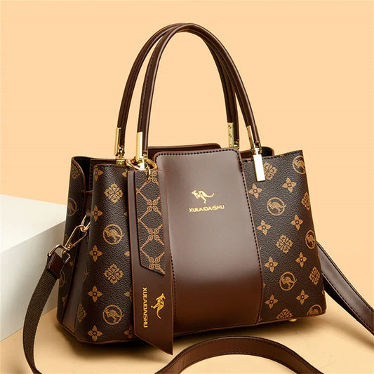 Fashion Print Shoulder Crossbody Handbag