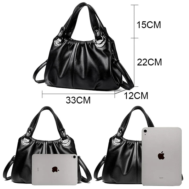 Genuine Leather Crossbody Handbag