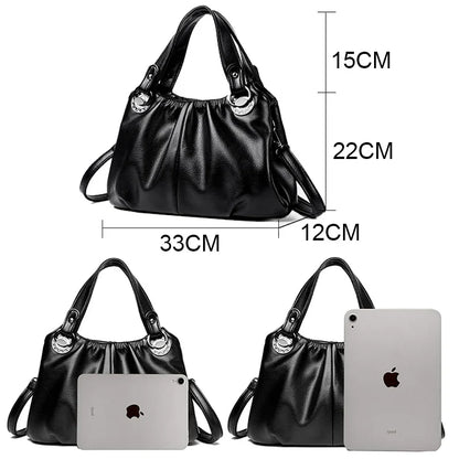Genuine Leather Crossbody Handbag