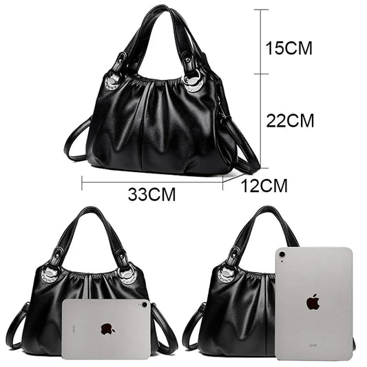 Genuine Leather Crossbody Handbag