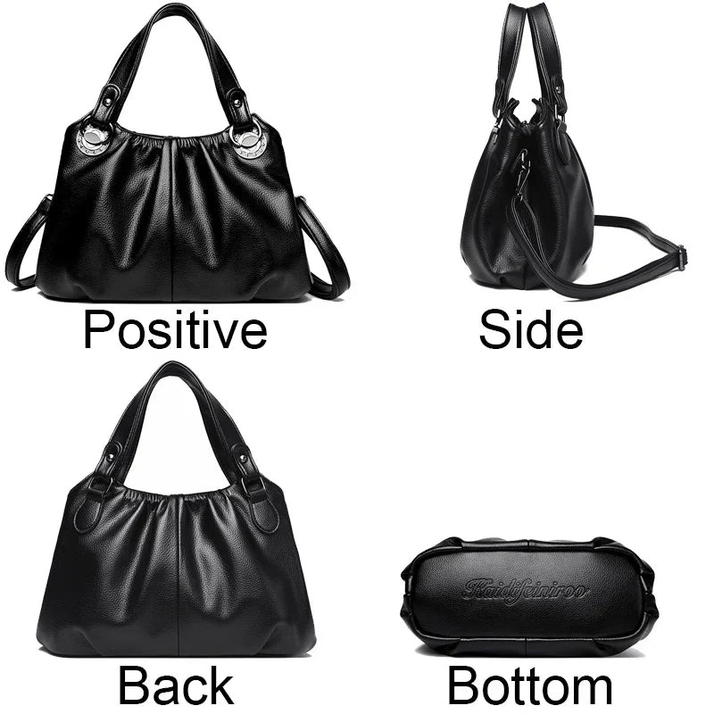 Genuine Leather Crossbody Handbag