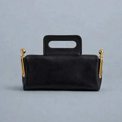 Kiss Lock Shoulder Handbag