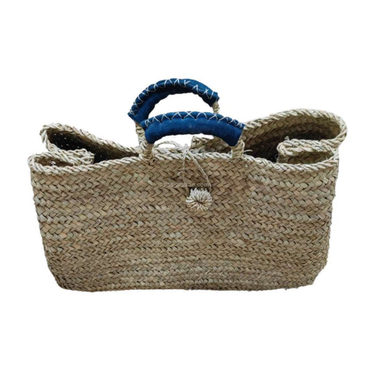 Handbag wicker Nora