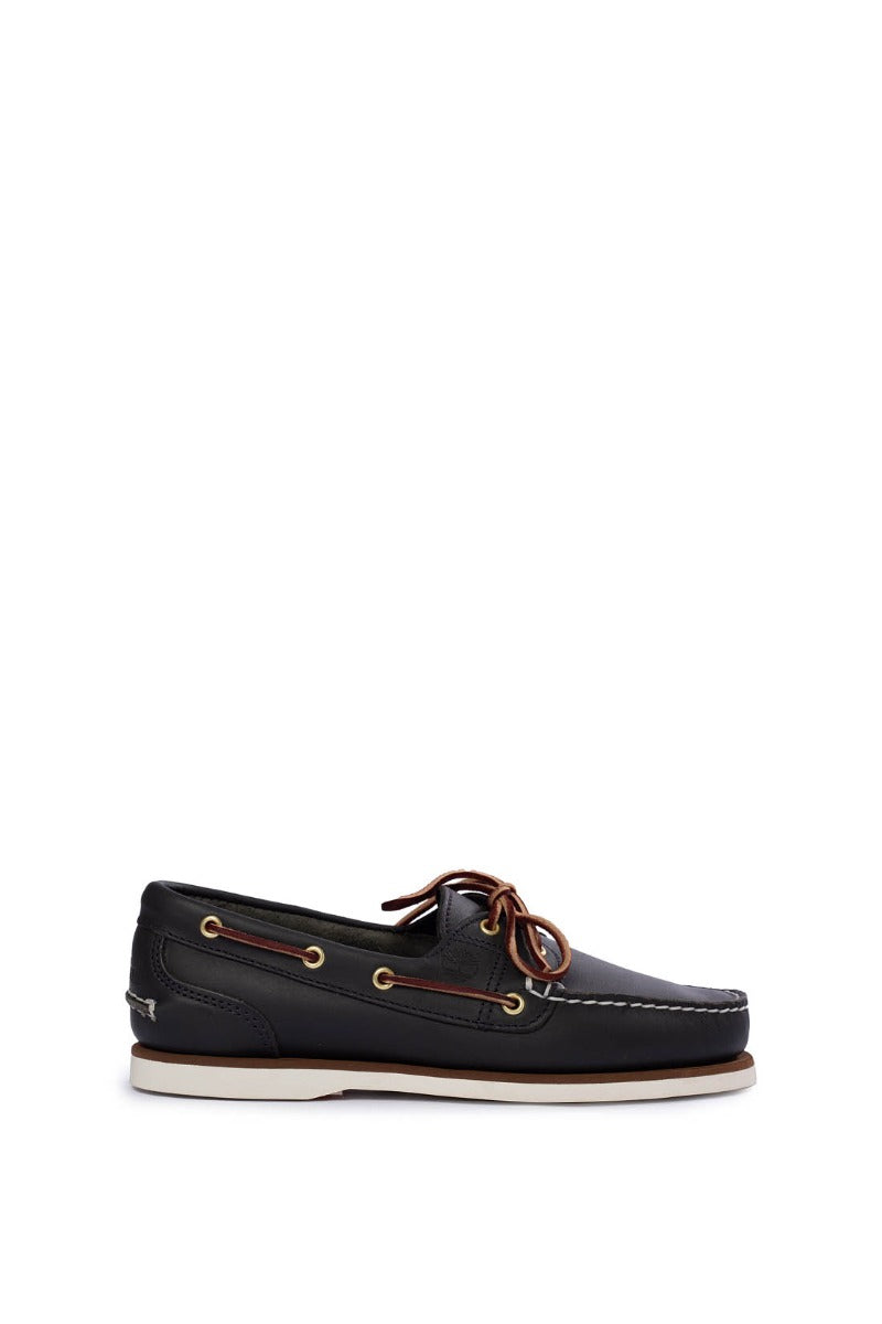 TIMBERLAND Women - Amherst 2-Eye boat shoes in medium blue full-grain